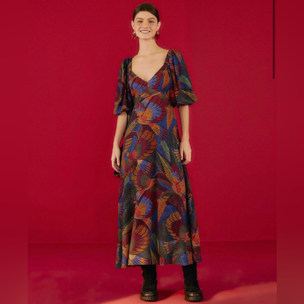 FARM Rio Multicolor Maxi Dress